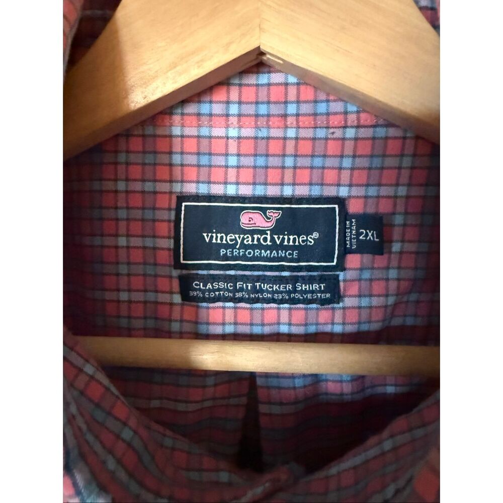 Vineyard Vines Classic Fit Performance Tucker Shirt 2XL - Picture 3 of 4